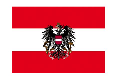 österreichische flagge mit adler